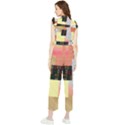 Tribal Mosaic Print Women s Frill Top Jumpsuit View2