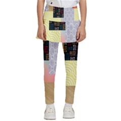 Tribal Mosaic Print Kids  Skirted Pants by designsbymallika