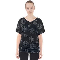 Am I Bohr-ing You? V-neck Dolman Drape Top by sonyawrites