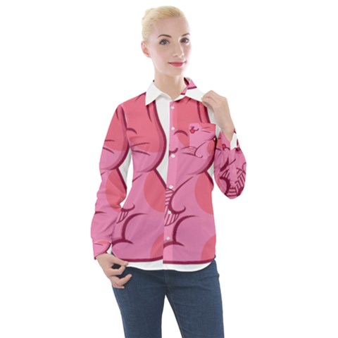 Photo 1607517624237 Women s Long Sleeve Pocket Shirt by Basab896