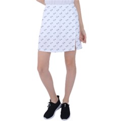 Stylized Bird Cartoon Drawing Pattern Tennis Skirt by dflcprintsclothing