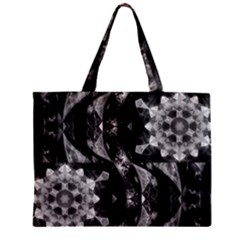 Gemini Mandala Zipper Mini Tote Bag by MRNStudios