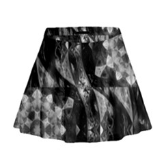 Gemini Mandala Mini Flare Skirt by MRNStudios