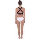 Baphomet Pentagram Cross Back Hipster Bikini Top  View2