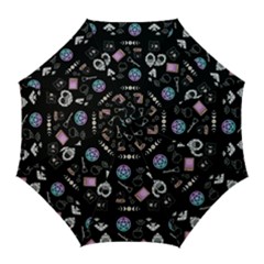 Small Witch Golf Umbrellas by NerdySparkleGoth