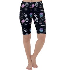 Small Witch Cropped Leggings  by NerdySparkleGoth