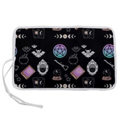 Witch Goth Pastel Pattern Pen Storage Case (m) by NerdySparkleGoth