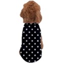 1950 Black White Dots Dog T-Shirt View2