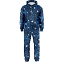 Dark Blue Stars Hooded Jumpsuit (Men)  View1
