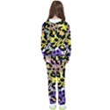 Black Leopard print with yellow, gold, purple and pink Kids  Tracksuit View2