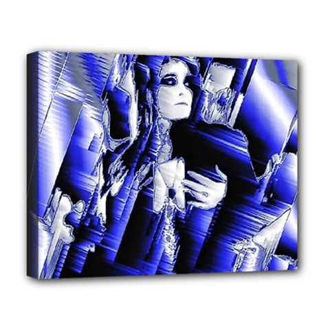Glacial Speeds Deluxe Canvas 20  X 16  (stretched) by MRNStudios