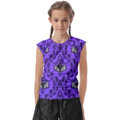 Friggin Bats Pattern Kids  Raglan Cap Sleeve Tee by NerdySparkleGoth