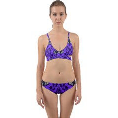 Friggin Bats Pattern Wrap Around Bikini Set by NerdySparkleGoth