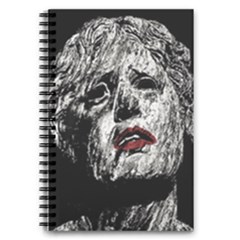 Creepy Head Sculpture Artwork 5 5  X 8 5  Notebook by dflcprintsclothing