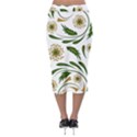 Folk flowers pattern Floral surface design Midi Pencil Skirt View2