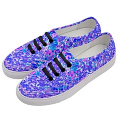 Root Humanity Bar And Qr Code Combo In Purple And Blue Women s Classic Low Top Sneakers by WetdryvacsLair