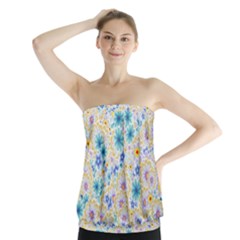 Flower Bomb 2 Strapless Top by PatternFactory