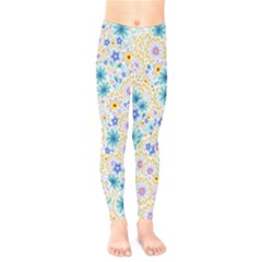 Flower Bomb 2 Kids  Leggings by PatternFactory