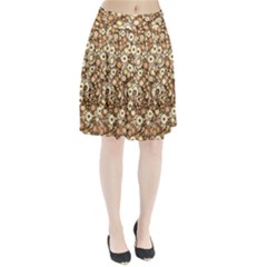 Flower Bomb 3b Pleated Skirt by PatternFactory
