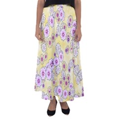 Flower Bomb 10 Flared Maxi Skirt by PatternFactory