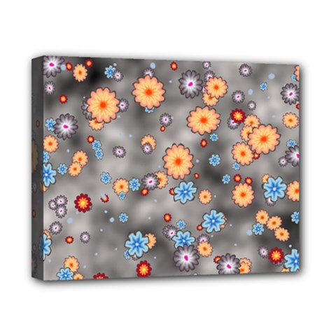 Flower Bomb 12 Canvas 10  X 8  (stretched) by PatternFactory