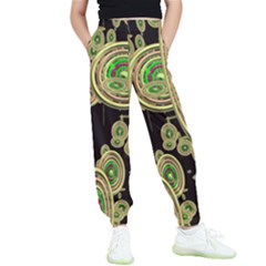 Concentric Circles B Kids  Elastic Waist Pants by PatternFactory
