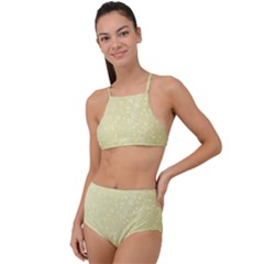 Jubilee Soft Golden High Waist Tankini Set by PatternFactory