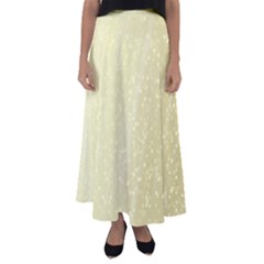 Jubilee Soft Golden Flared Maxi Skirt by PatternFactory