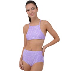 Jubilee Blue High Waist Tankini Set by PatternFactory