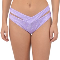 Jubilee Blue Double Strap Halter Bikini Bottom by PatternFactory