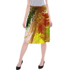 Fraction Space 3 Midi Beach Skirt by PatternFactory