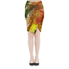 Fraction Space 3 Midi Wrap Pencil Skirt by PatternFactory