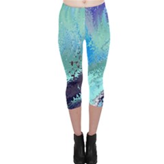 Fraction Space 2 Capri Leggings  by PatternFactory