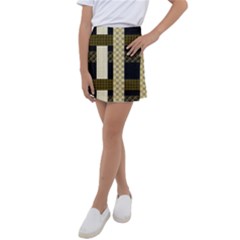 Art-stripes-pattern-design-lines Kids  Tennis Skirt by Sapixe