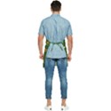Turtle And Palm On Green Pattern Kitchen Apron View2
