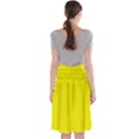 Soft Pattern Yellow Midi Beach Skirt View2
