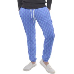 Soft Pattern Blue Men s Jogger Sweatpants by PatternFactory