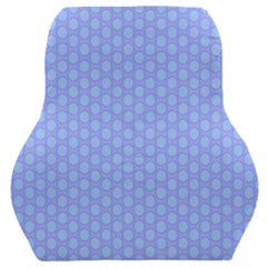 Soft Pattern Blue Car Seat Back Cushion  by PatternFactory