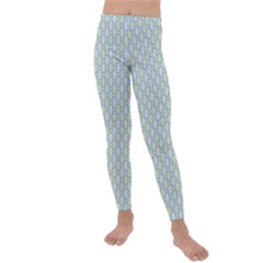 Soft Pattern Super Pastel Kids  Lightweight Velour Leggings by PatternFactory