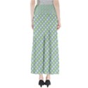 Soft Pattern Aqua Full Length Maxi Skirt View2