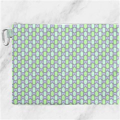 Soft Pattern Aqua Canvas Cosmetic Bag (xxxl) by PatternFactory