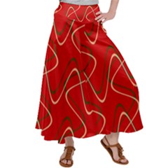 Retro Fun 821e Satin Palazzo Pants by PatternFactory