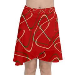 Retro Fun 821e Chiffon Wrap Front Skirt by PatternFactory