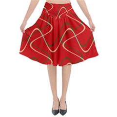 Retro Fun 821e Flared Midi Skirt by PatternFactory