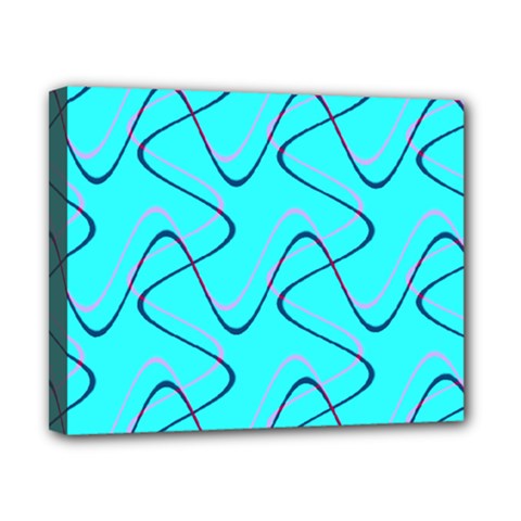 Retro Fun 821b Canvas 10  X 8  (stretched) by PatternFactory