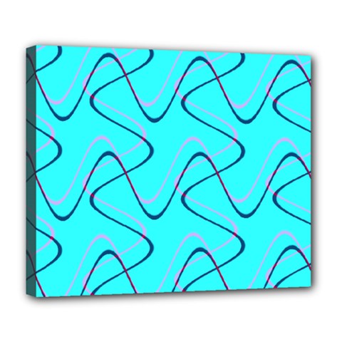 Retro Fun 821b Deluxe Canvas 24  X 20  (stretched) by PatternFactory