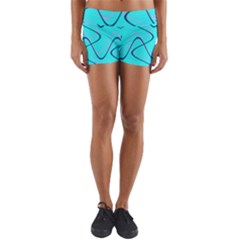 Retro Fun 821b Yoga Shorts by PatternFactory