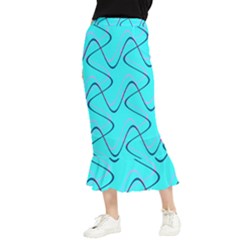 Retro Fun 821b Maxi Fishtail Chiffon Skirt by PatternFactory