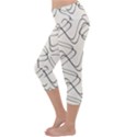 Retro Fun 821d Lightweight Velour Capri Yoga Leggings View2