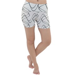 Retro Fun 821d Lightweight Velour Yoga Shorts by PatternFactory